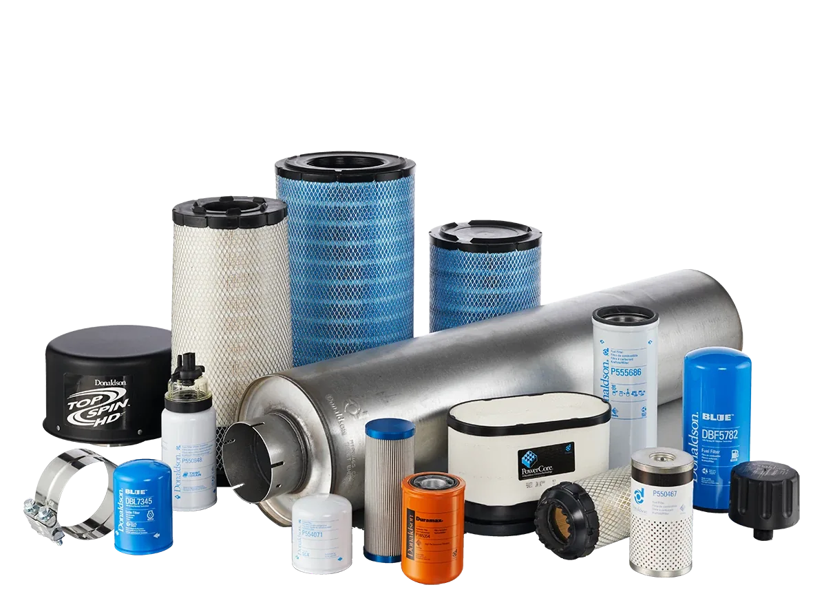 The Donaldson range of air, fuel, oil and hydraulic filters